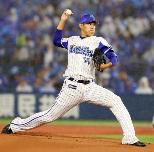 DeNA井納翔一（2019年9月4日撮影）