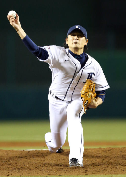 西武時代の涌井秀章（13年4月25日撮影）