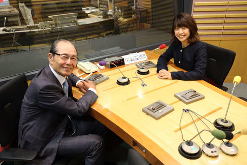 ニッポン放送の新春特別番組で対談したソフトバンク王貞治球団会長（左）とシドニー五輪女子マラソン金メダリストの高橋尚子さん（代表撮影）