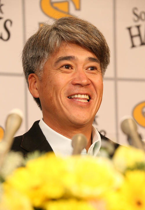 ソフトバンクの会長付特別アドバイザーに就任した城島（撮影・栗木一考）