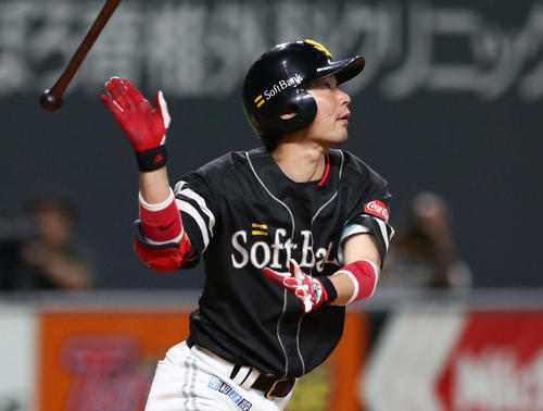 ソフトバンク明石健志（2019年9月15日撮影）