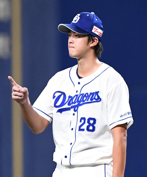 中日梅津（2019年9月18日撮影）