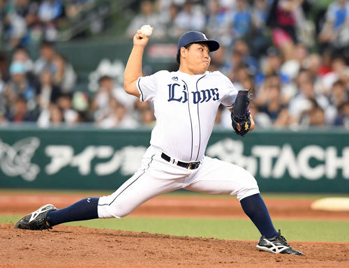 西武平良海馬（2019年9月14日撮影）