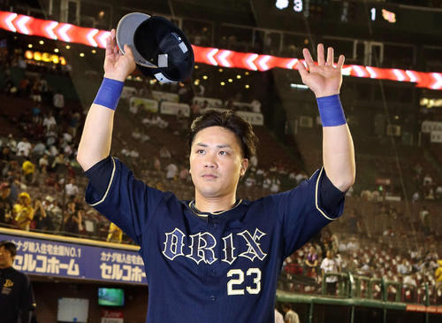 オリックス伏見寅威（2018年8月22日撮影）