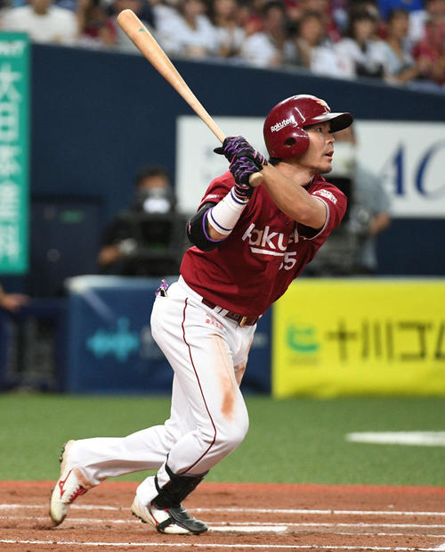 楽天島内宏明（2019年7月15日撮影）