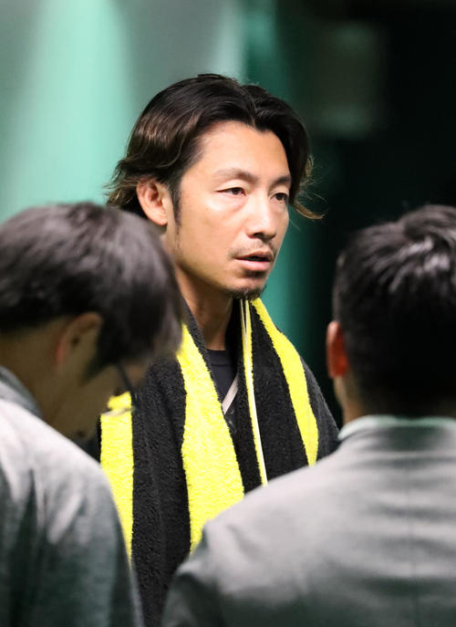 阪神鳥谷敬（2019年10月13日撮影）