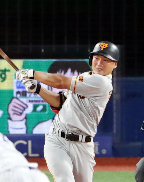 巨人の山下航汰外野手＝2019年9月11日