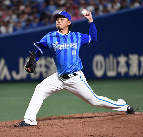 DeNA石田（19年撮影）