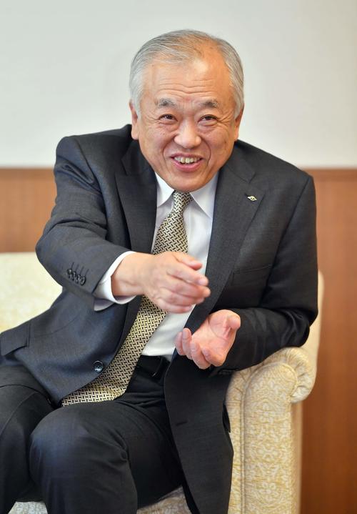 阪神タイガース藤原崇起オーナー（2019年12月11日撮影）