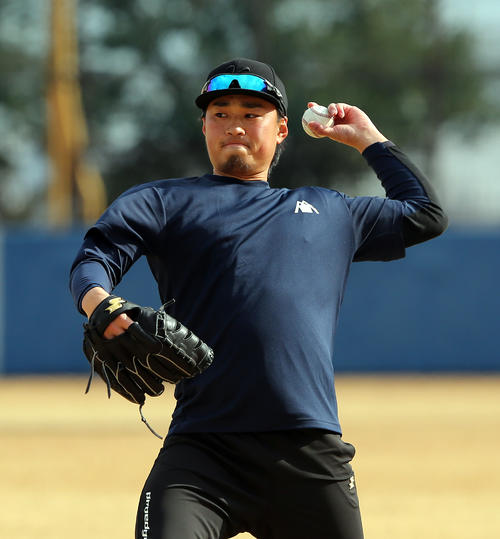DeNA石田健大（2020年1月12日撮影）