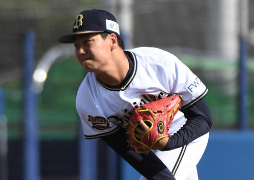 オリックス育成の漆原大晟（2019年6月12日撮影）