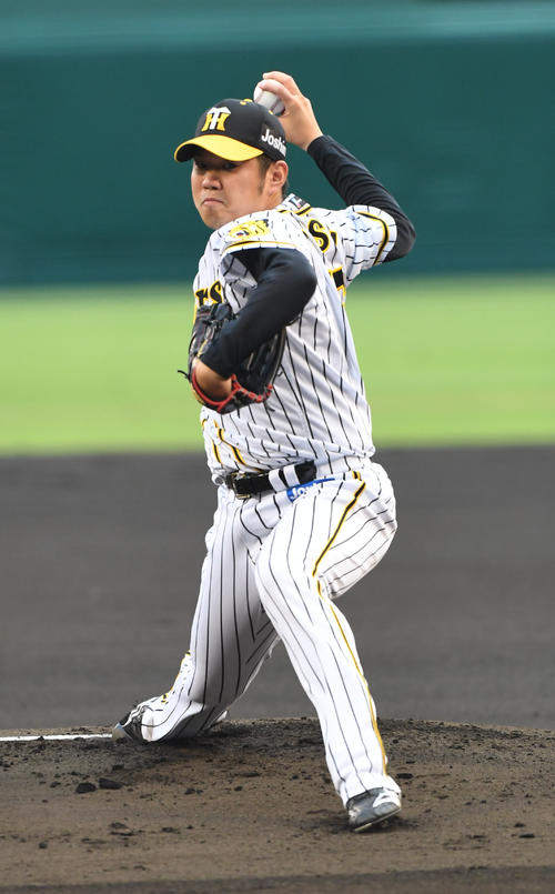 阪神西勇輝（2019年7月8日撮影）