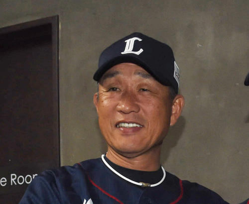 西武辻発彦監督（2019年5月15日撮影）