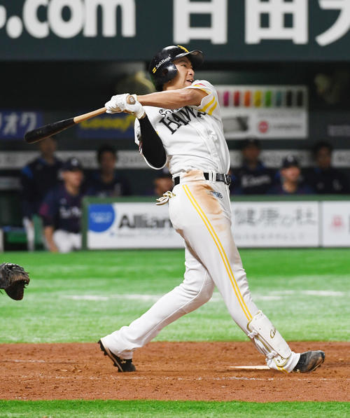 ソフトバンク柳田悠岐（2019年3月30日撮影)