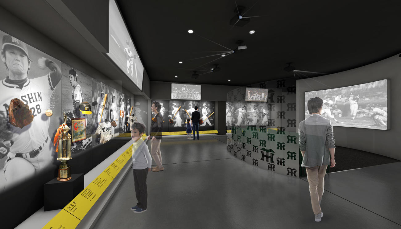 甲子園歴史館「ヒーロー」のイメージ（提供：甲子園歴史館）