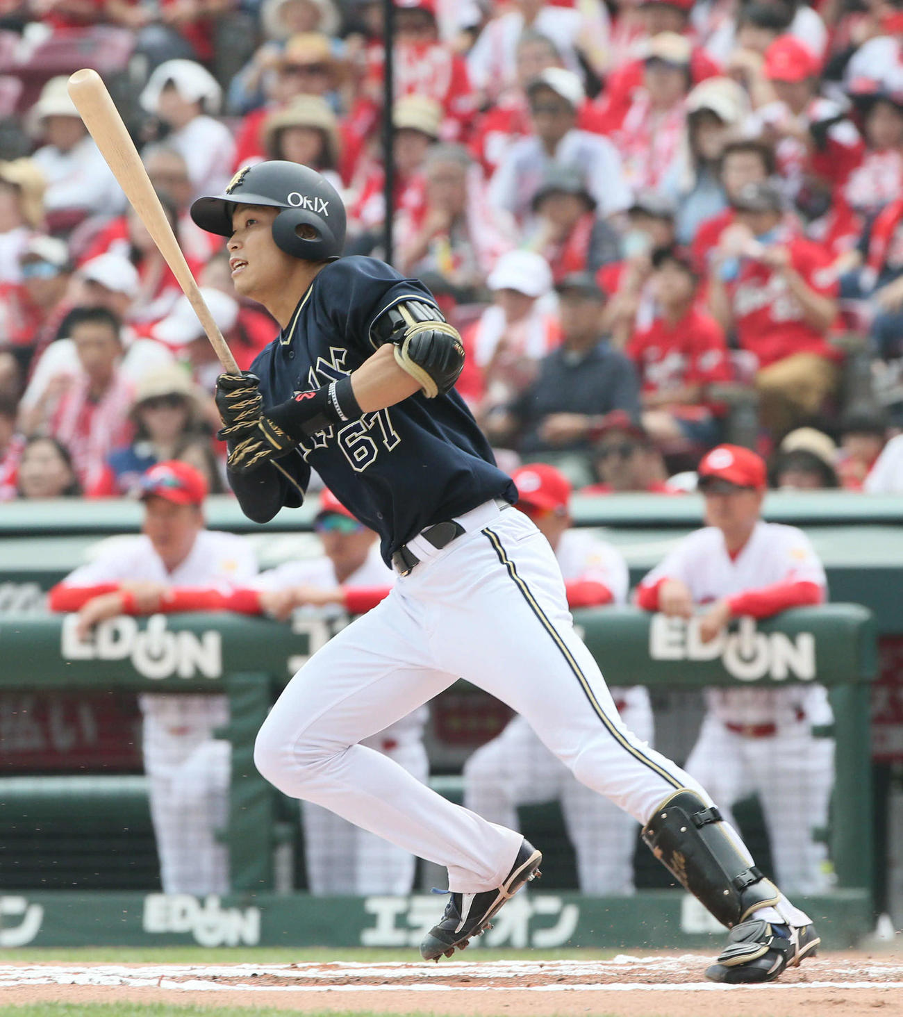オリックス中川圭太（2019年6月22日撮影）