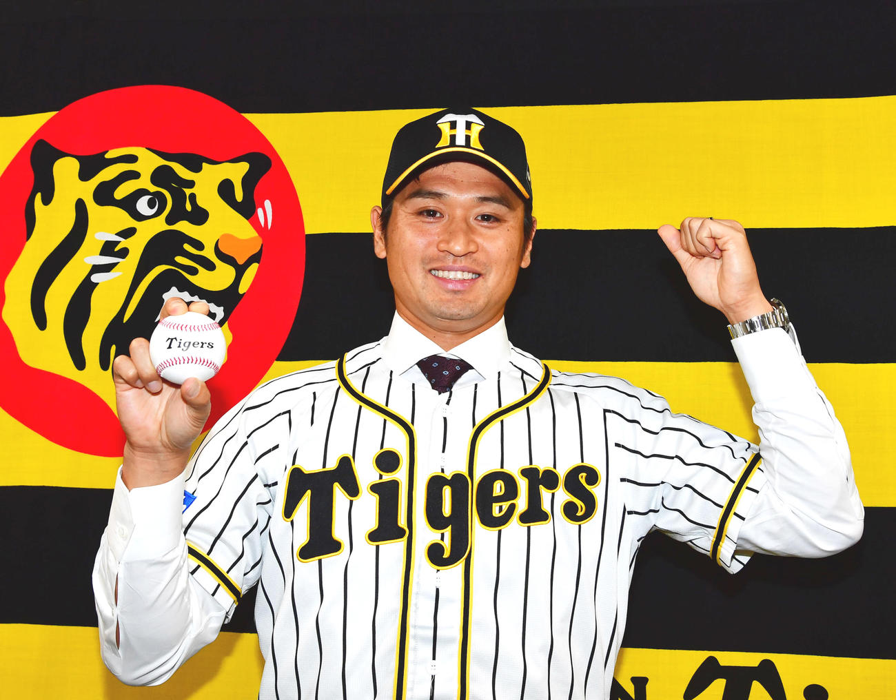阪神中田賢一（2019年10月29日撮影）