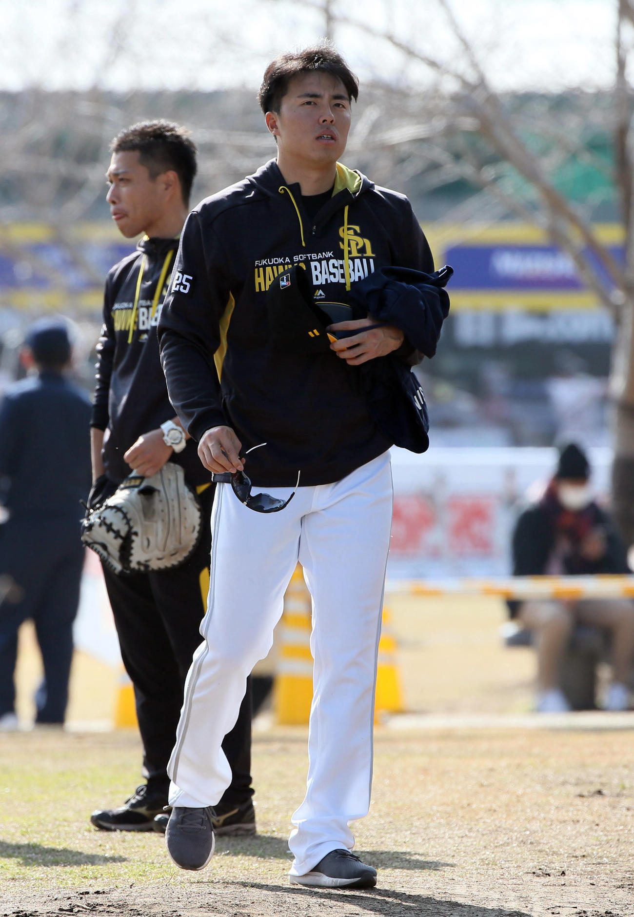 別メニューとなった田中（撮影・栗木一考）
