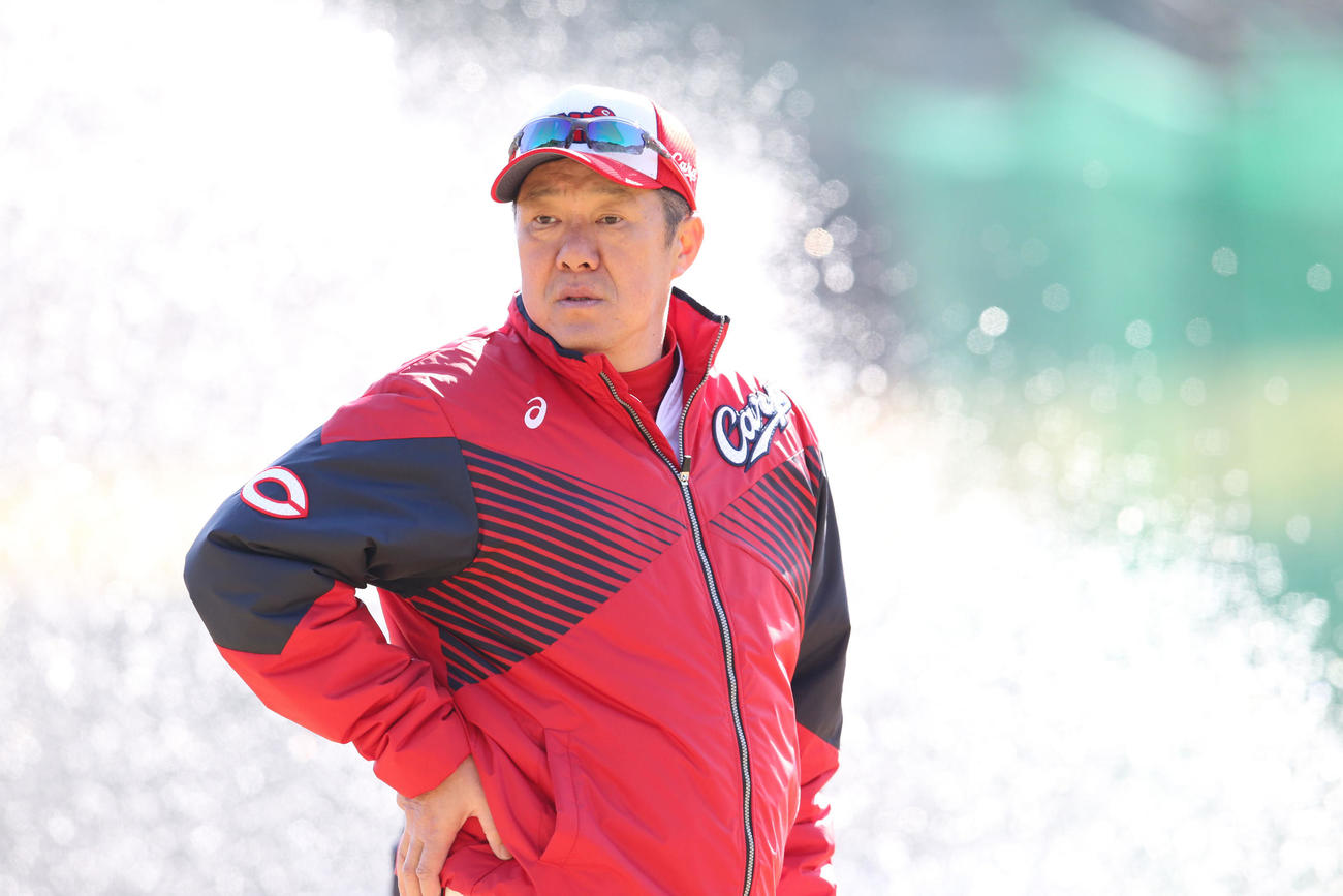 広島佐々岡真司監督（2020年2月1日撮影）
