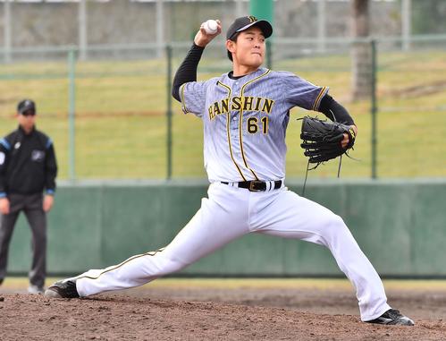 中日対阪神　阪神3番手で登板する望月惇志（撮影・上田博志）