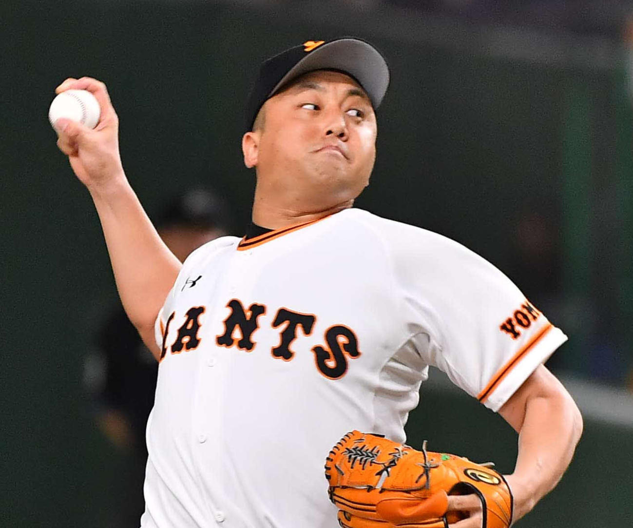 巨人沢村拓一（2019年9月16日撮影）