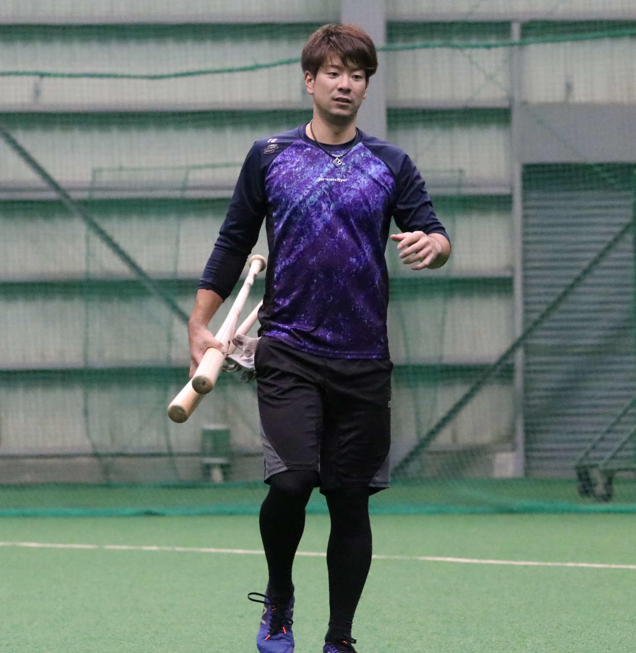 日本ハム松本剛（2019年12月13日撮影）