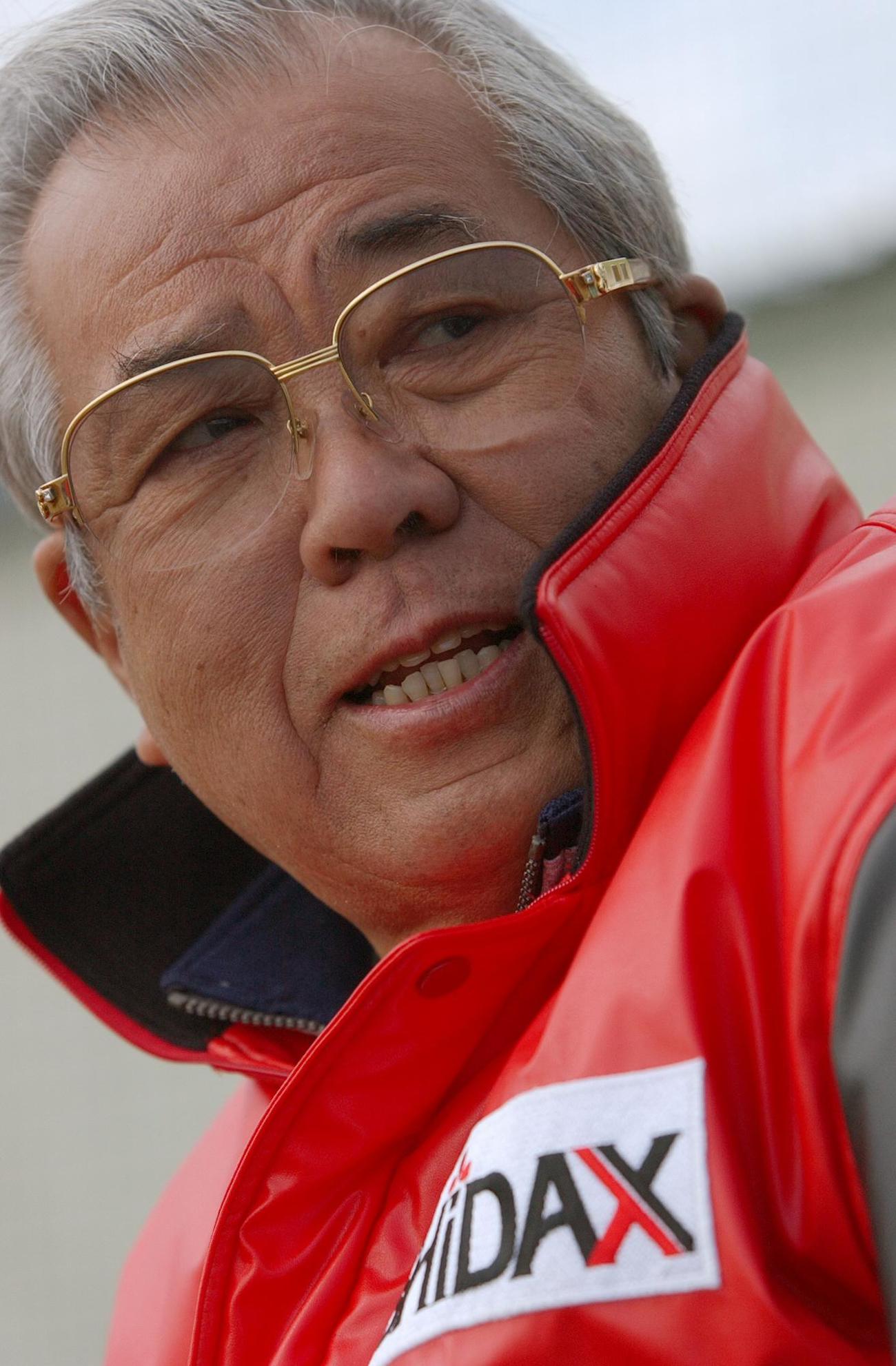 シダックス野村克也監督（03年1月21日撮影）
