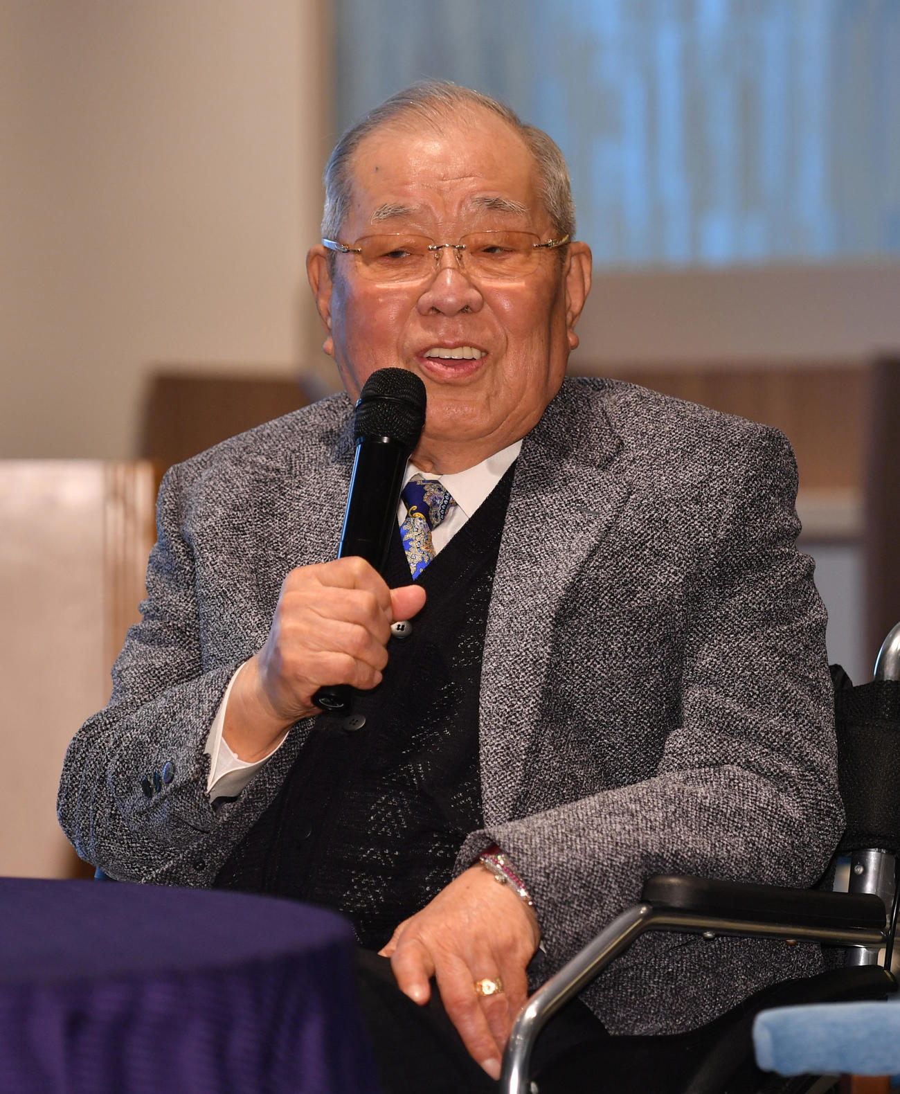 野村克也さん（2020年1月25日撮影）