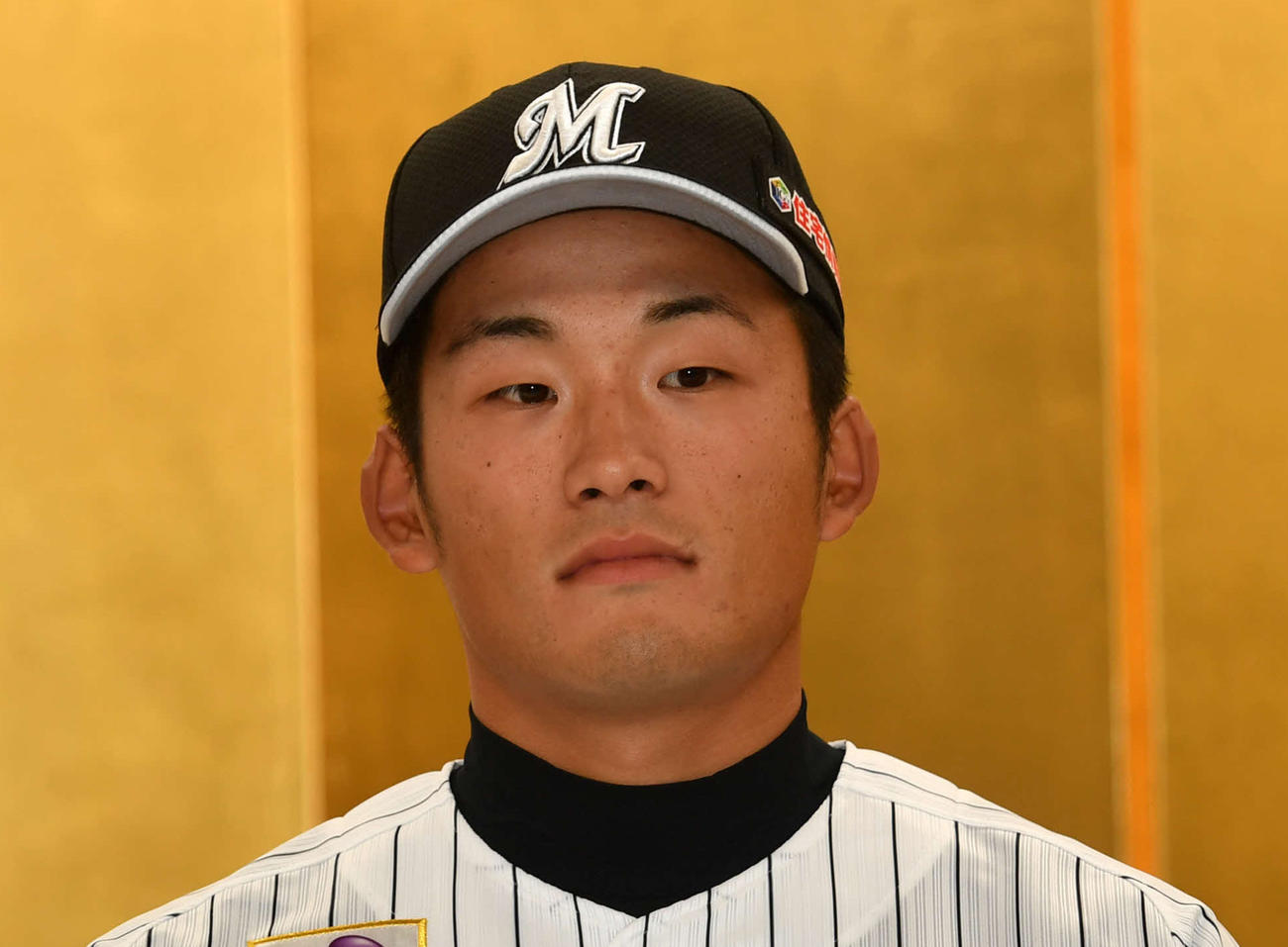 会見する山本（17年12月5日撮影）