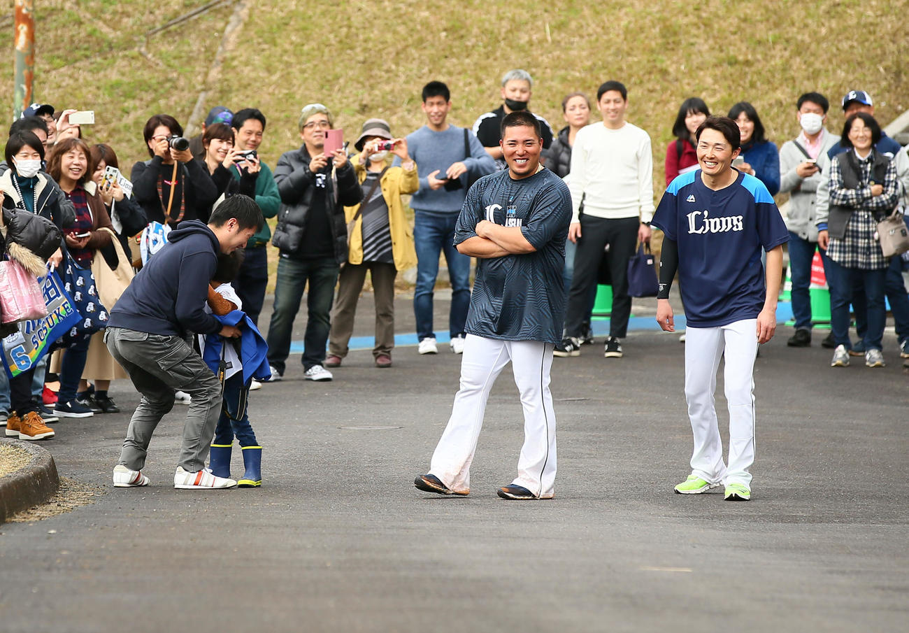 もう1回はちょっと嫌だったようです（撮影・足立雅史）