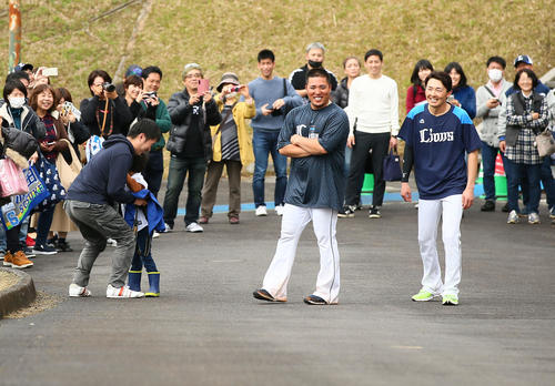 もう1回はちょっと嫌だったようです(撮影・足立雅史)