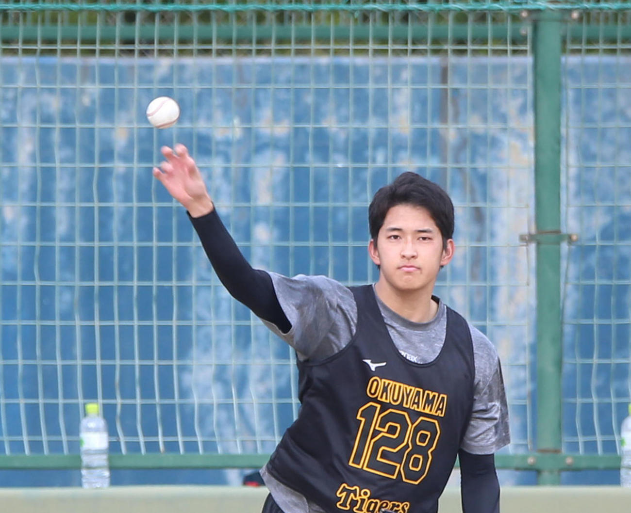 阪神奥山皓太（2020年1月16日撮影）