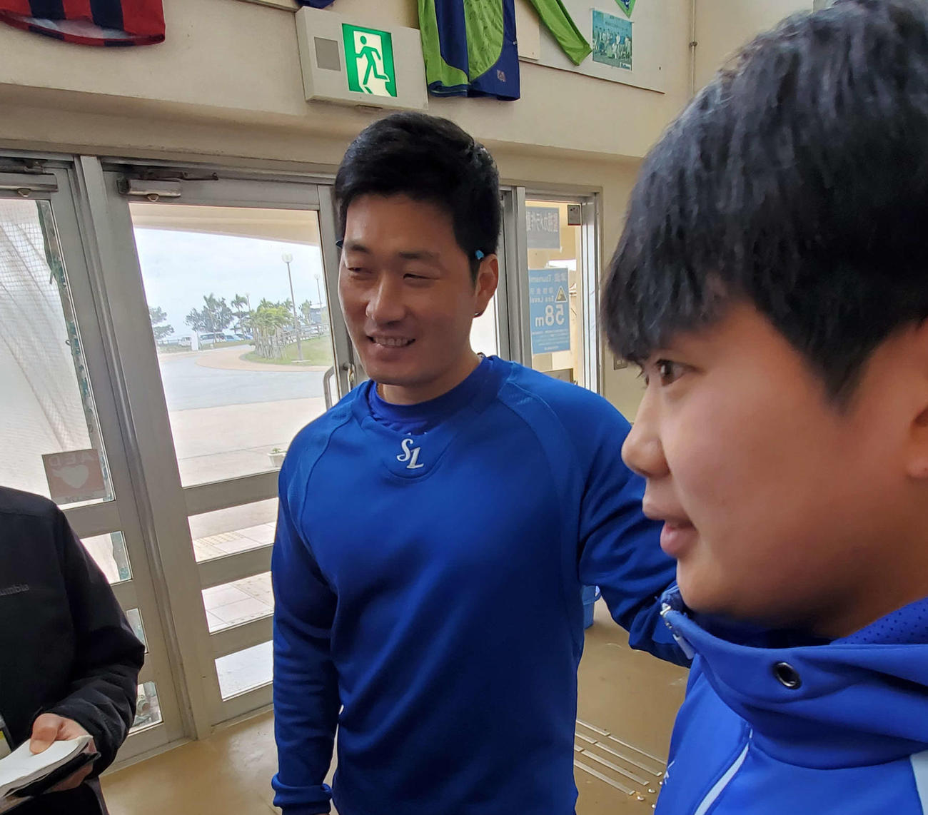 久しぶりに日本メディアに囲まれて笑顔のサムスン呉昇桓