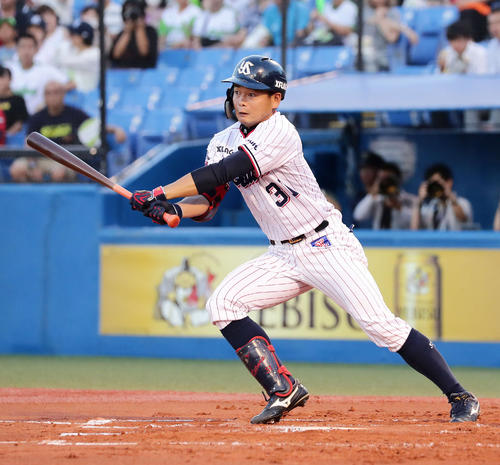 ヤクルト山崎晃大朗 体調不良で練習不参加 - プロ野球写真ニュース