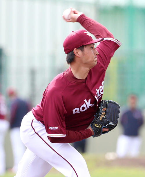 練習試合・阪神対楽天　6回裏阪神1死一、三塁、渡辺佑が登板する（撮影・上山淳一）