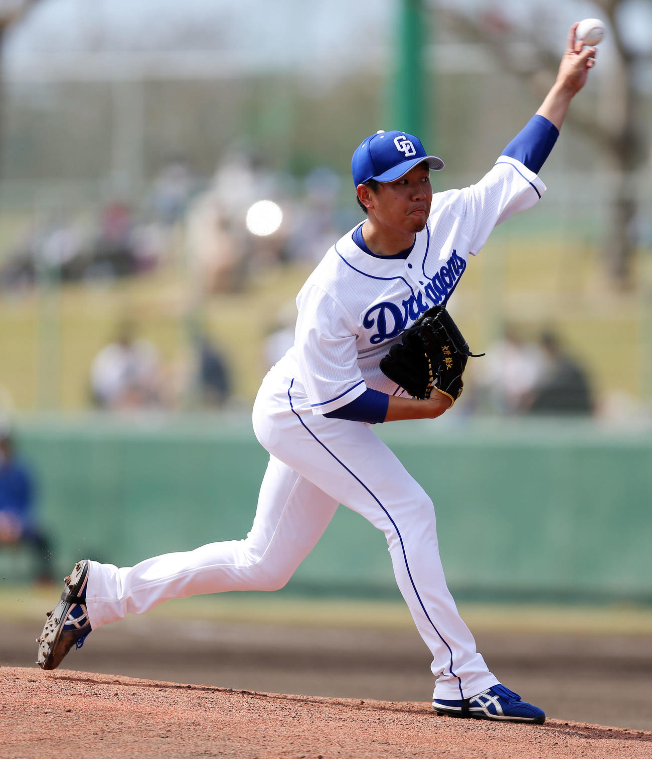 中日対DeNA　先発の中日大野雄（撮影・大野祥一）