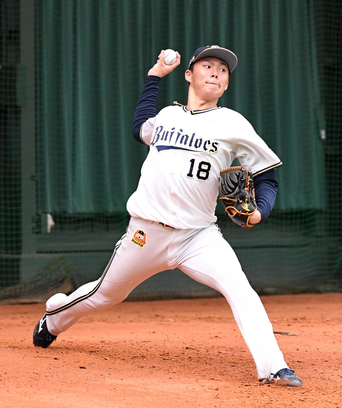 オリックス山本由伸（2020年2月3日撮影）