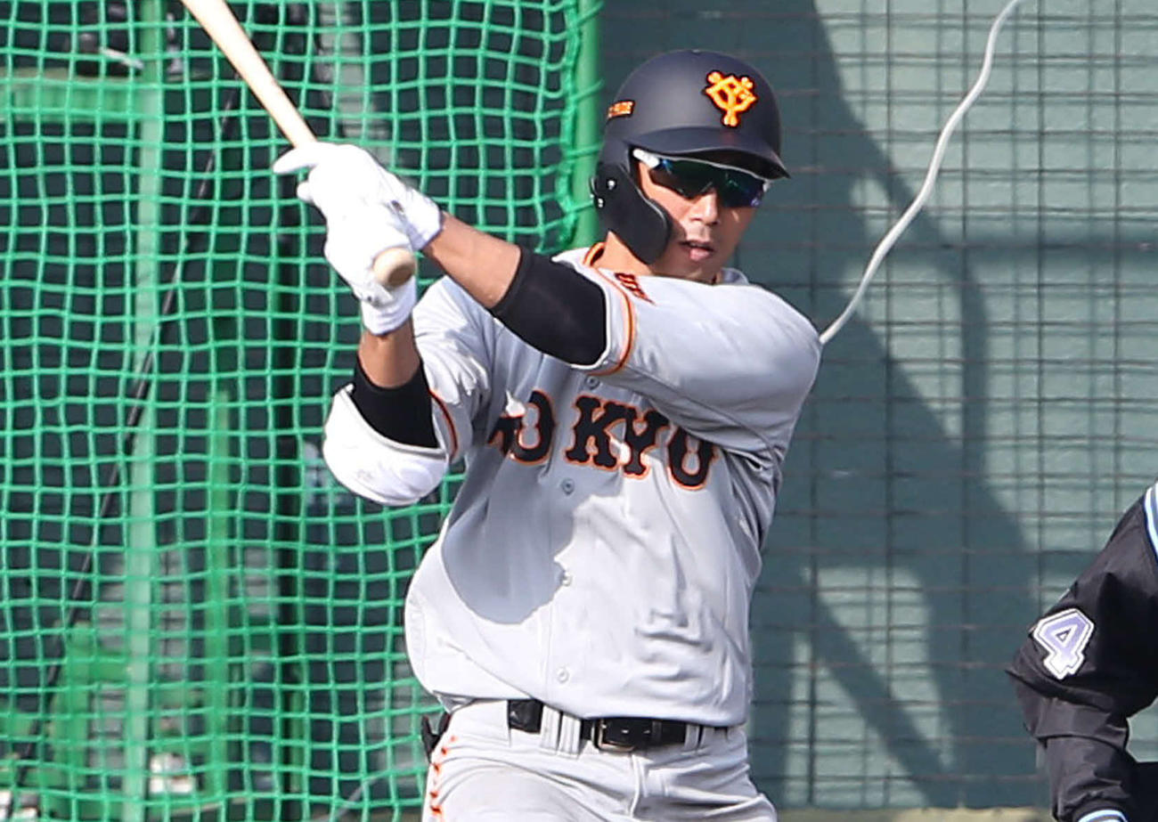 巨人立岡宗一郎（2020年2月4日撮影）