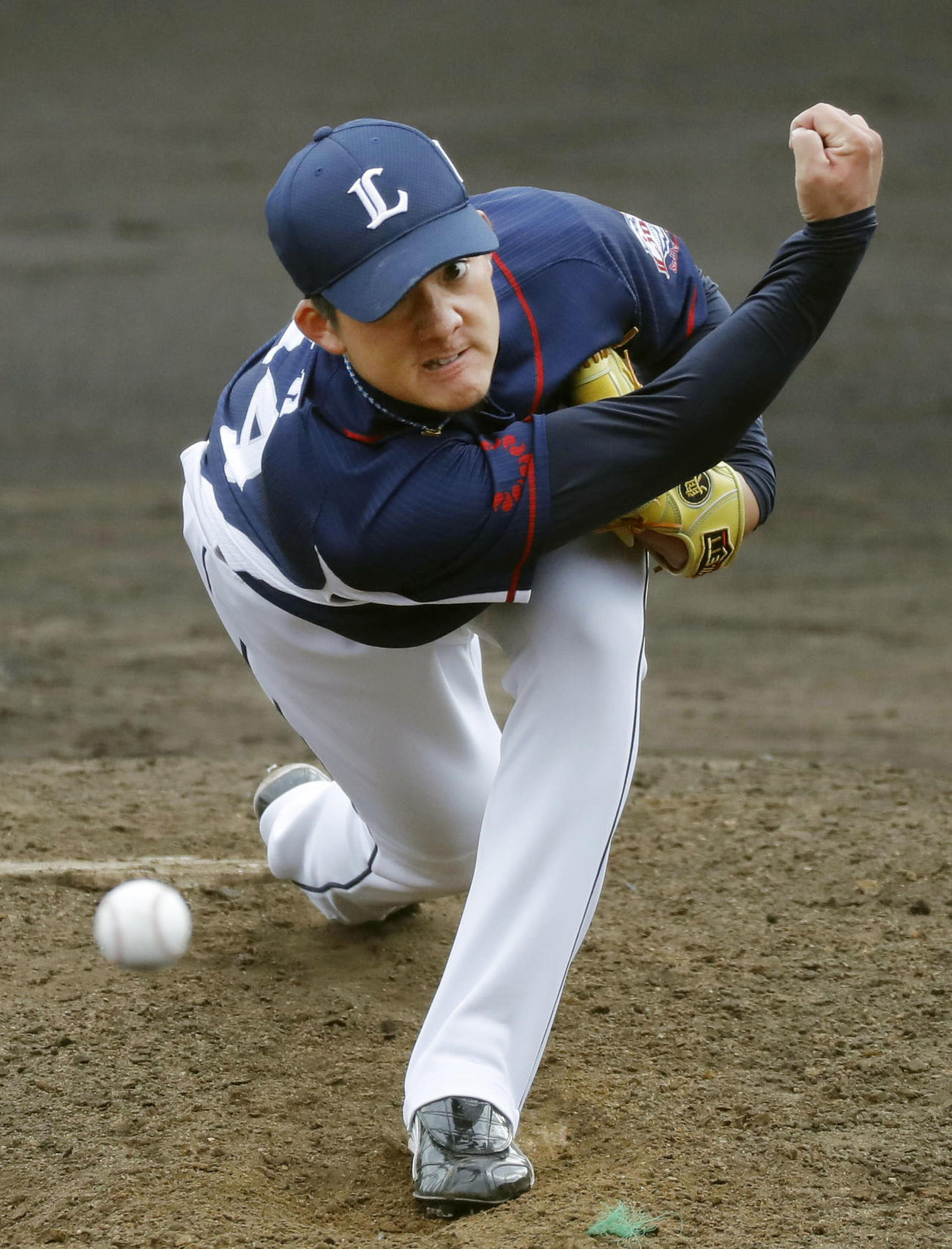 4回を1失点と好投した西武与座（共同）