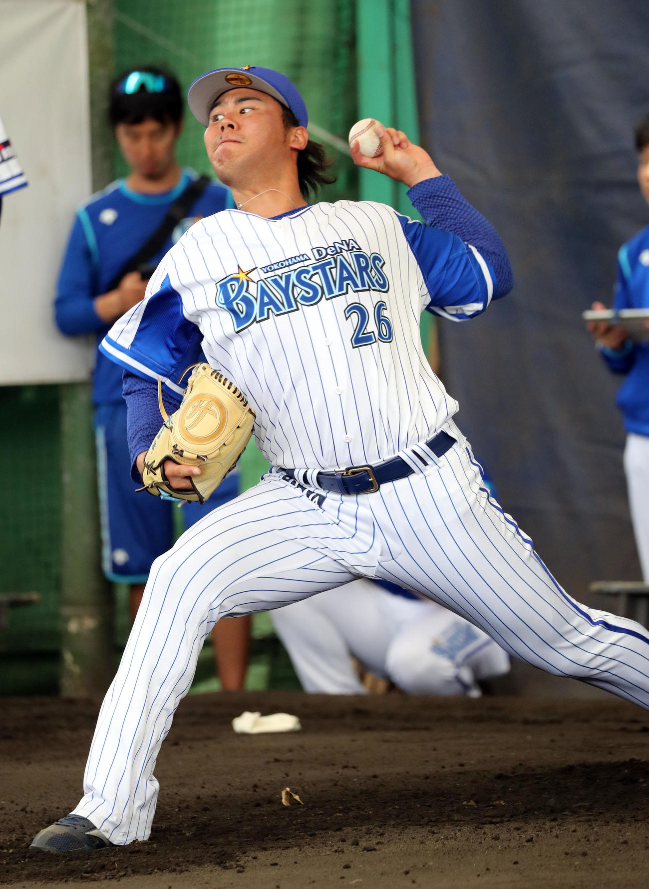 DeNA浜口遥大（2020年2月24日撮影）