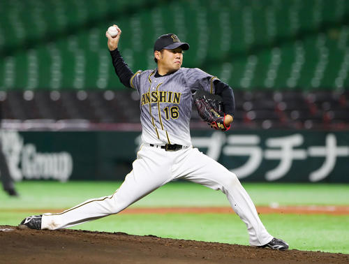 ソフトバンク対阪神　阪神先発の西勇（撮影・前田充）