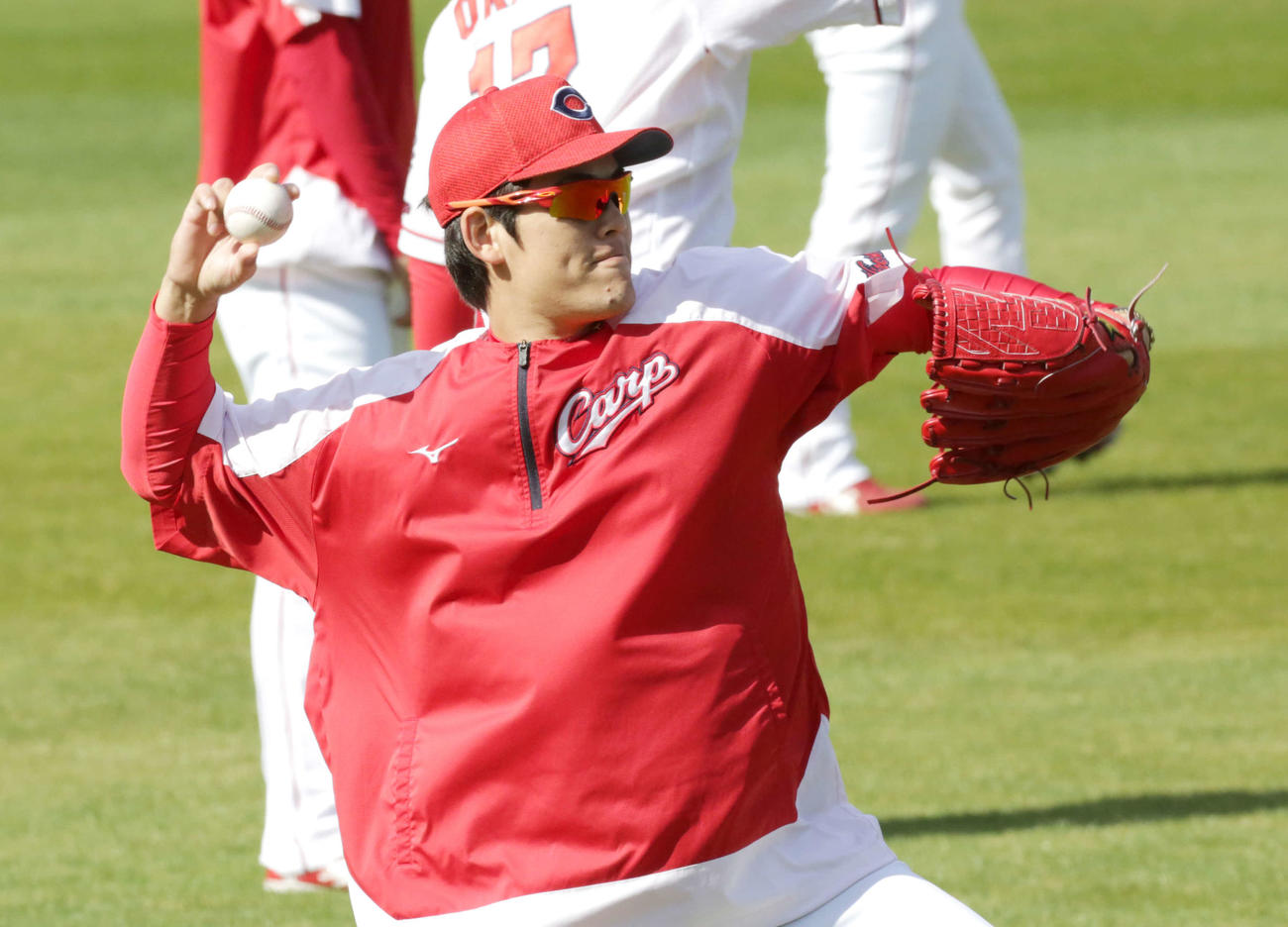 4日の阪神戦で登板予定の広島九里（撮影・加藤孝規）