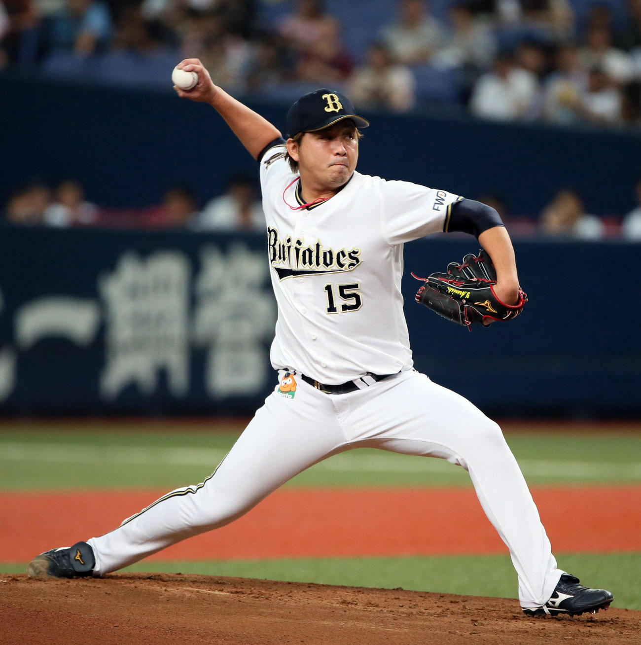 オリックス荒西祐大（2019年9月28日撮影）