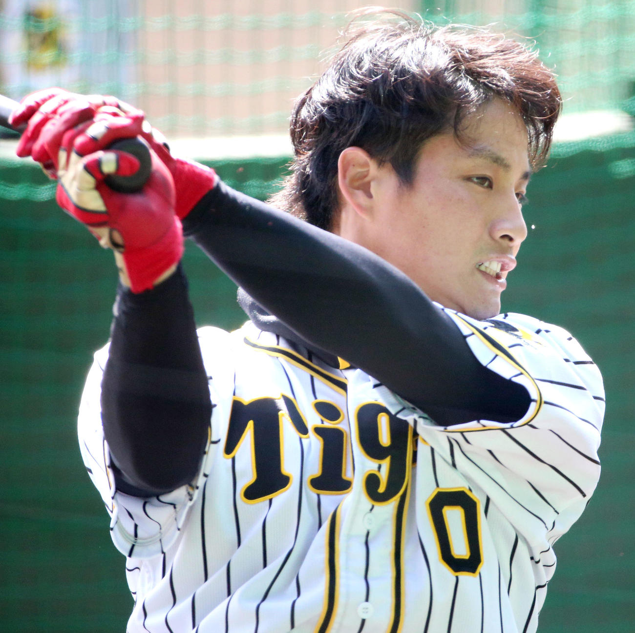 阪神木浪聖也（2020年3月3日撮影）