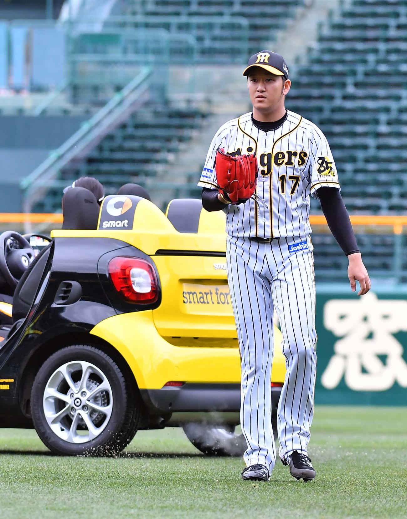 阪神2番手の岩貞祐太（撮影・上田博志）