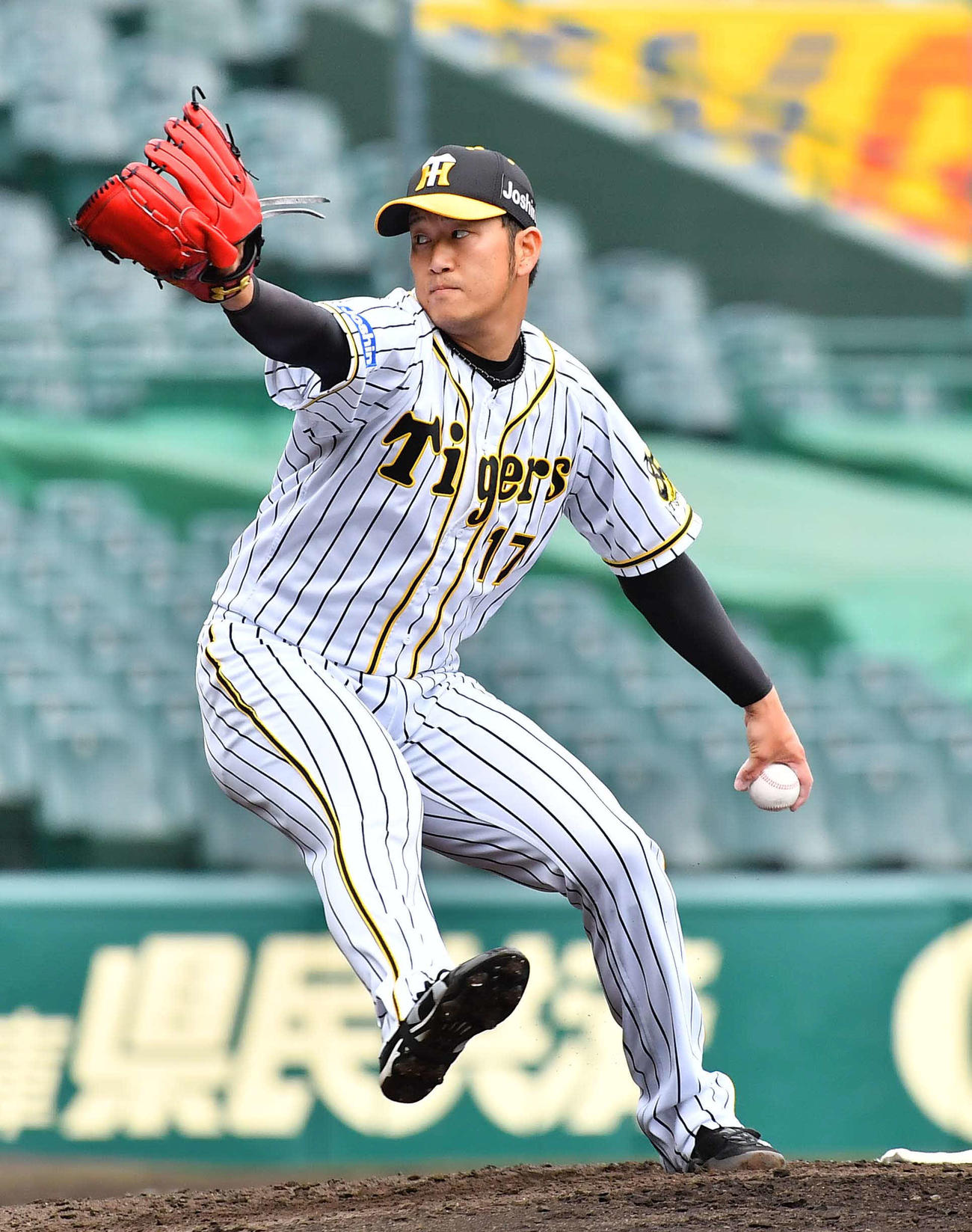 阪神対巨人　岩貞は2回を無失点に抑える（撮影・上田博志）