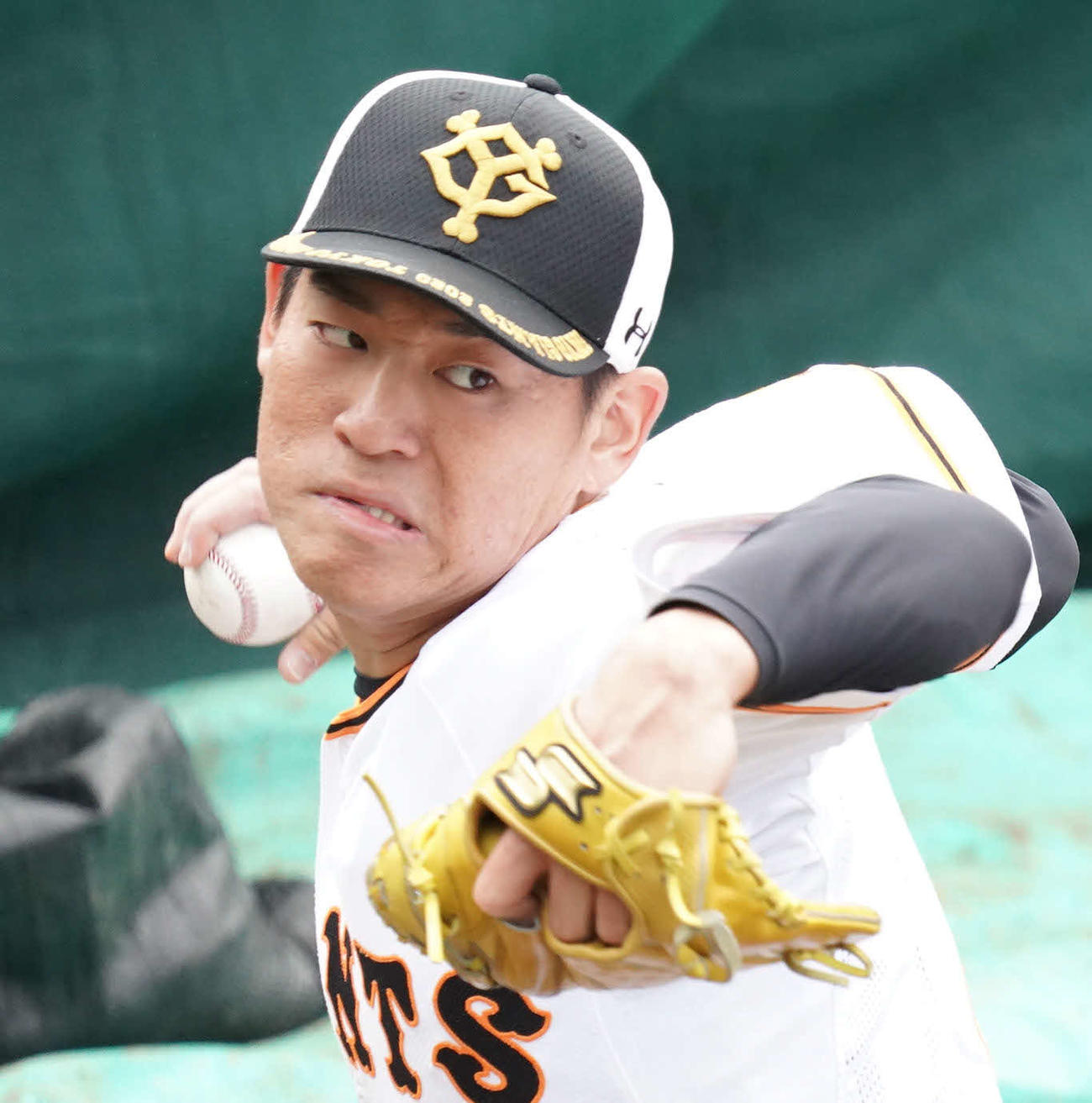 １１日ソフトバンク戦に先発予定の巨人桜井（撮影・加藤諒）