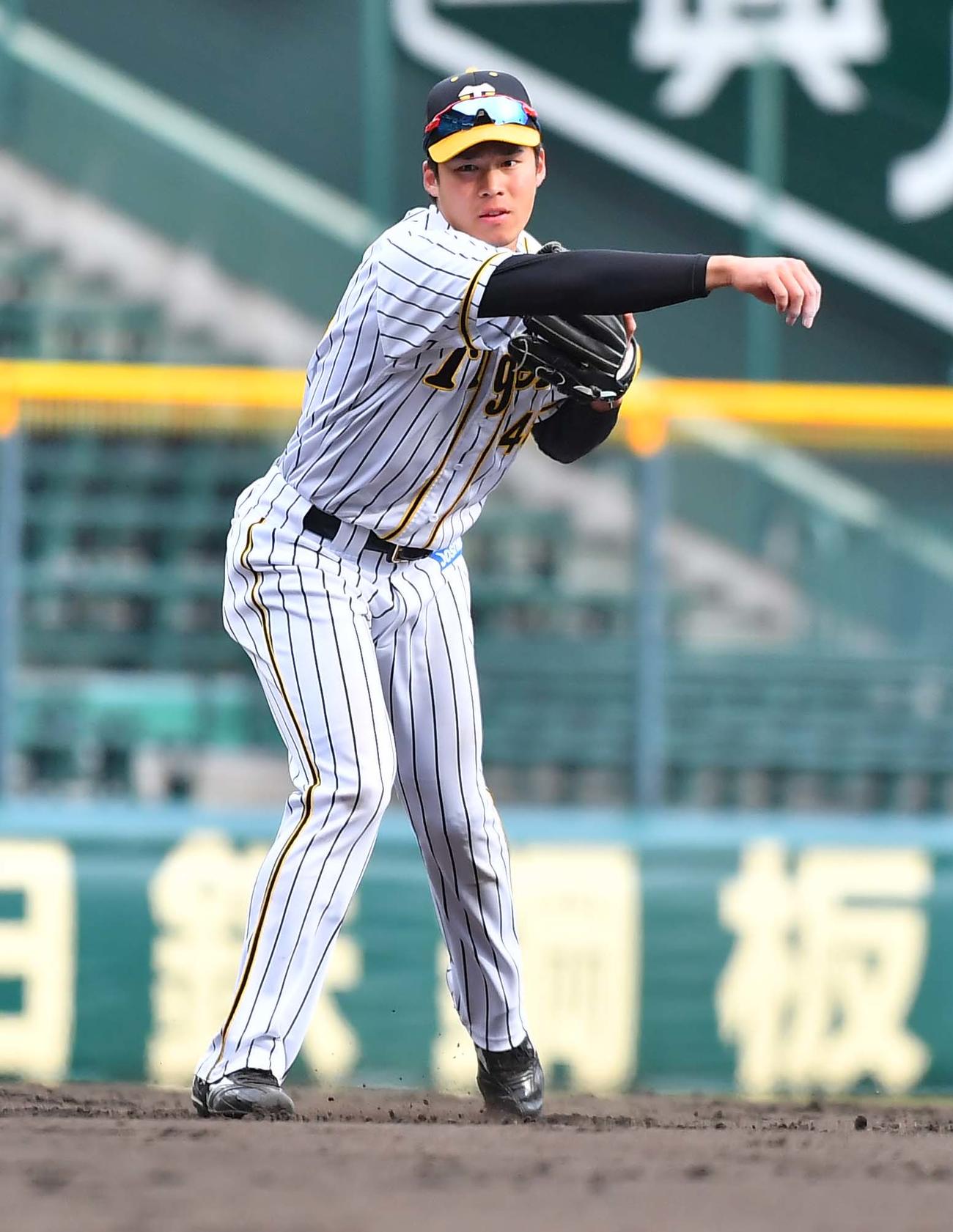 阪神遠藤成（2020年3月7日撮影）