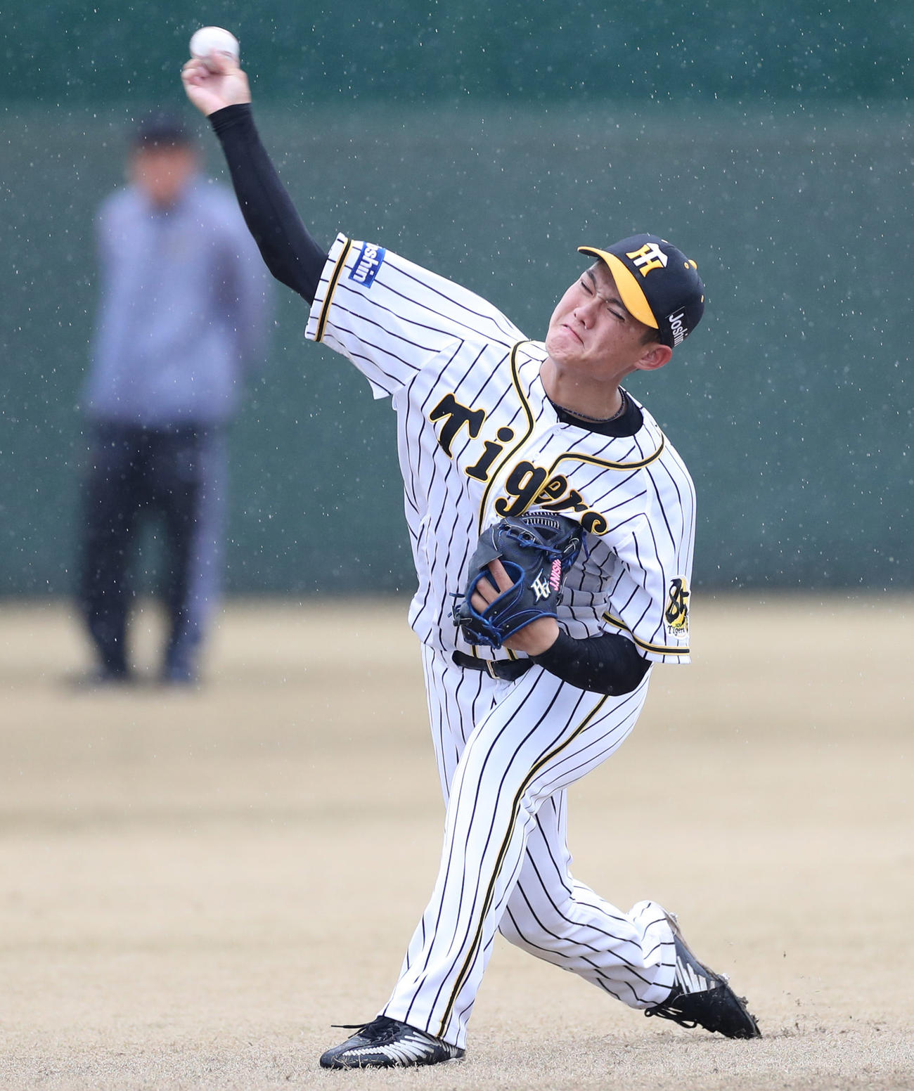 阪神１位西純矢（2020年3月7日撮影）
