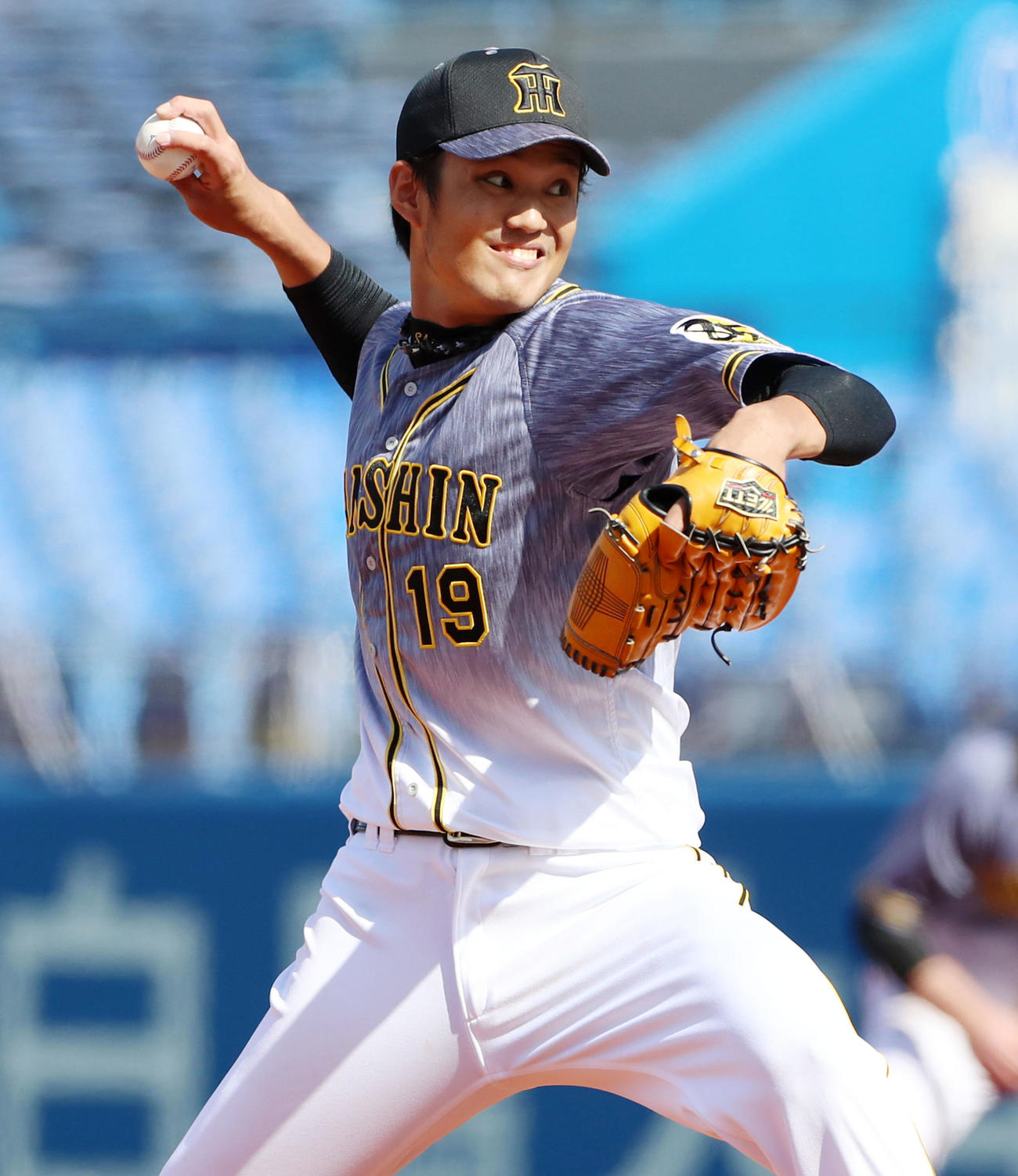 ヤクルト戦に先発し4回を無失点に抑えた藤浪（撮影・加藤哉）